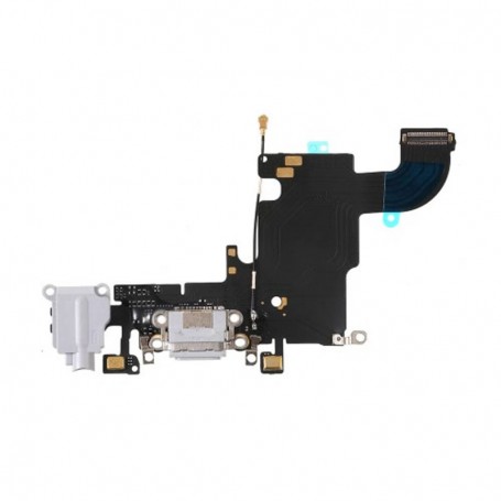 Καλωδιοταινία Θύρας Φόρτισης (Dock) και υποδοχή ακουστικών για iPhone 6S γκρί