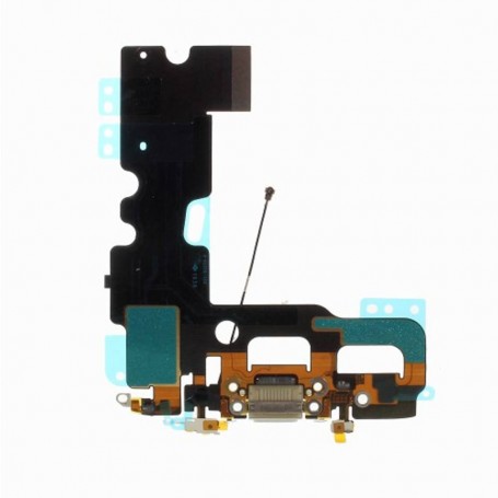 Καλωδιοταινία Θύρας Φόρτισης (Dock) και υποδοχή ακουστικών για iPhone 7 γκρί