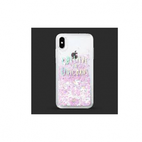 Θήκη Laut  Liquid Glitter i beleive in unicorns iPhone XR