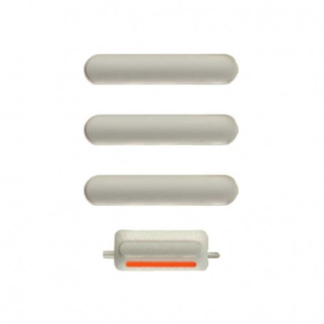 Σετ εξωτερικά κουμπιά για iPhone 7/7 Plus - Ασημί