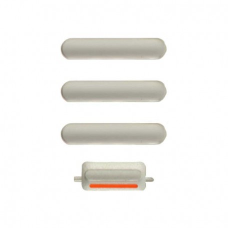 Σετ εξωτερικά κουμπιά για iPhone 11 - Ασημί