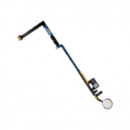 Κεντρικό κουμπί & καλωδιοταινιά για iPad Pro 9.7 (2017) / iPad 9.7 (2018) - Ασημί