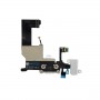 iPhone 5 θύρα φόρτησης μαύρη, μικρόφωνο, jack cable / mic dock connector black