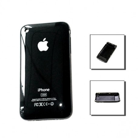 iPhone 3g πίσω όψη μαύρη / rear cover black 8gb