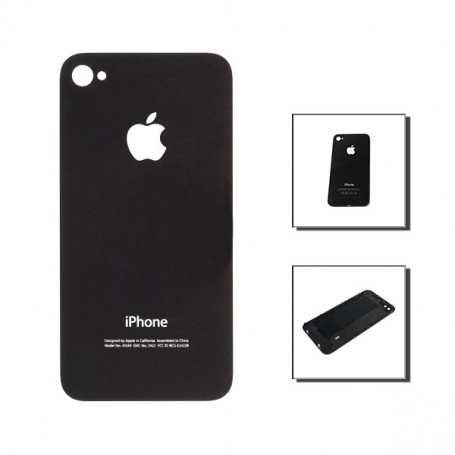 iPhone 4 πίσω κάλυμμα μαύρο / rear cover black
