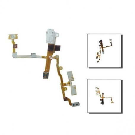 Καλωδιοταινία ακουστικών λευκή  για iPhone 3GS