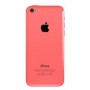 iPhone 5c πίσω όψη ροζ με τυπωμένα γράμματα / rear cover pink with letters