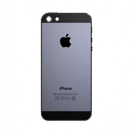 iPhone 5 πίσω κάλυμμα Space Grey με τυπωμένα γράμματα / rear cover black with letters