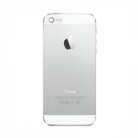 iPhone 5 πίσω κάλυμμα λευκό με τυπωμένα γράμματα / rear cover white with letters