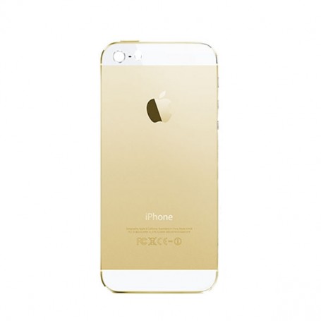 iPhone 5s πίσω κάλυμμα με τυπωμένα γράμματα χρυσό / rear cover with letters gold