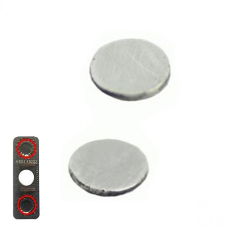 iPhone 5s μεταλλικοί δίσκοι (σφήνες) επαφής πλήκτρου αυξομείωσης έντασης / volume under-button metal