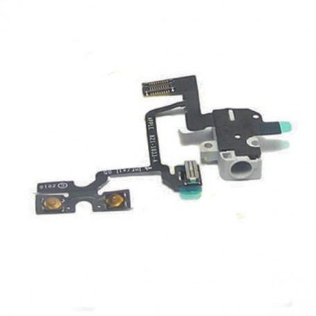 Καλωδιοταινία ακουστικών λευκή για iPhone 4s